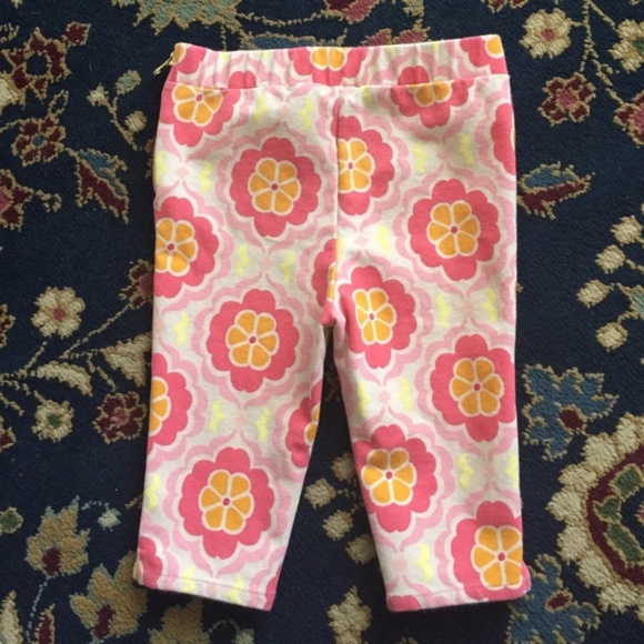 BabyGap Leggings Girls Geo Floral Art Deco - Picture 3 of 5